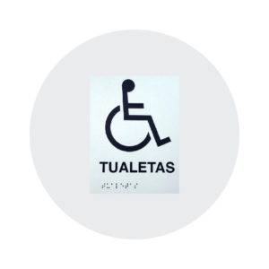 Ženklai su Brailio raštu